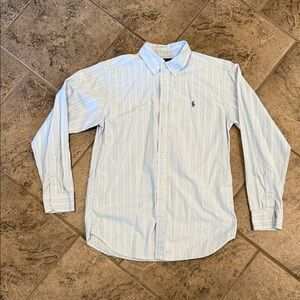 Ralph Lauren Light Blue Striped Kids Shirt